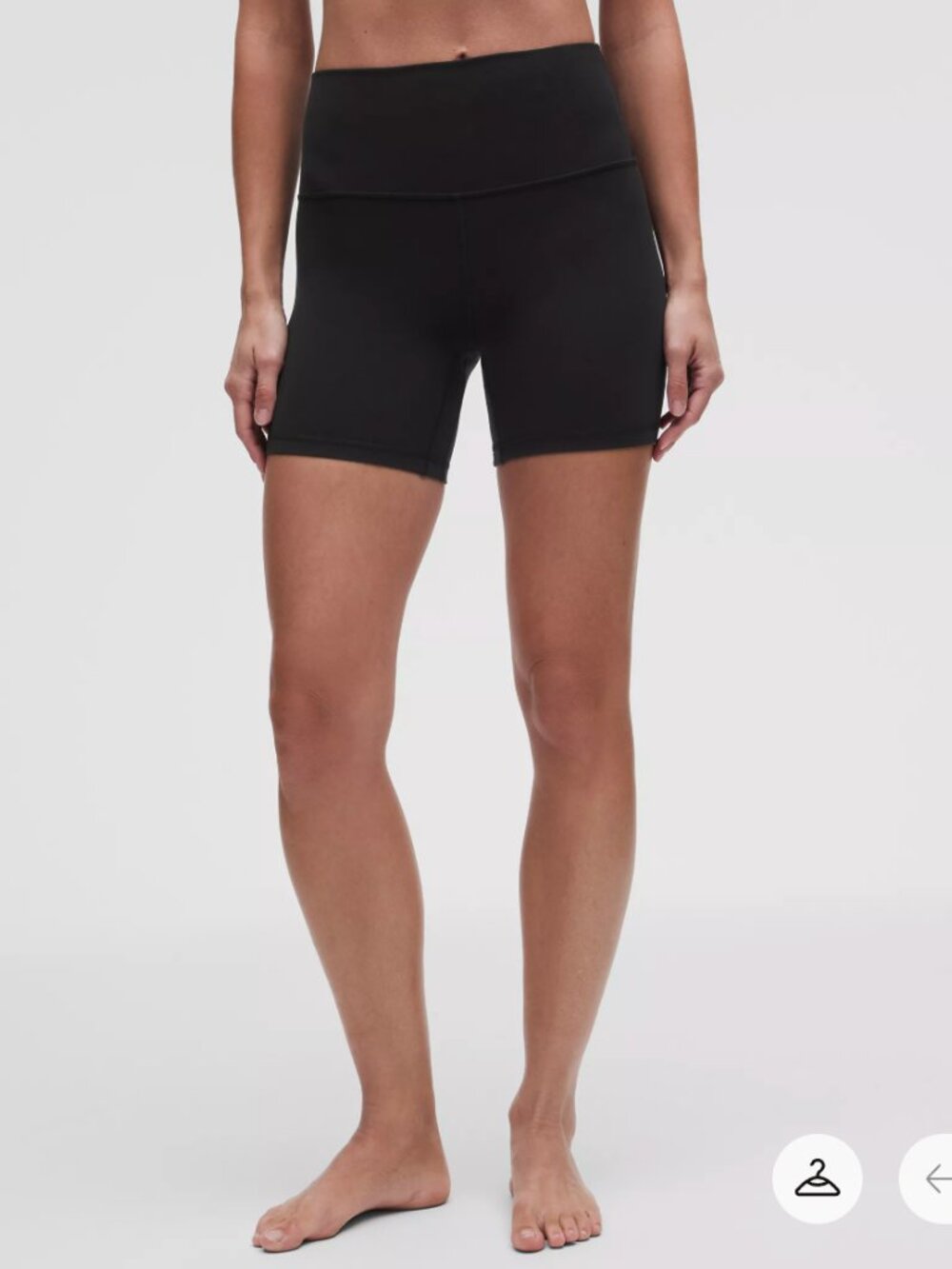 lululemon Align™ High-Rise Short 6" in Black